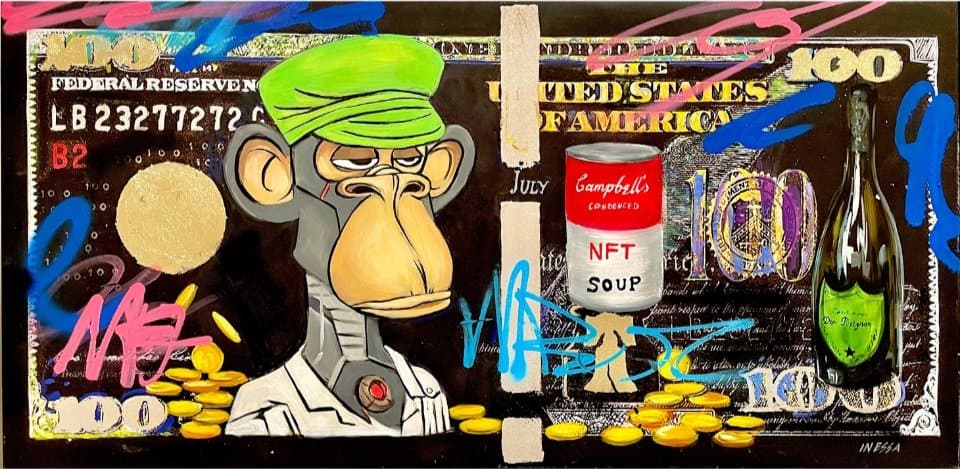 Monkey Money — @InessaFineArt